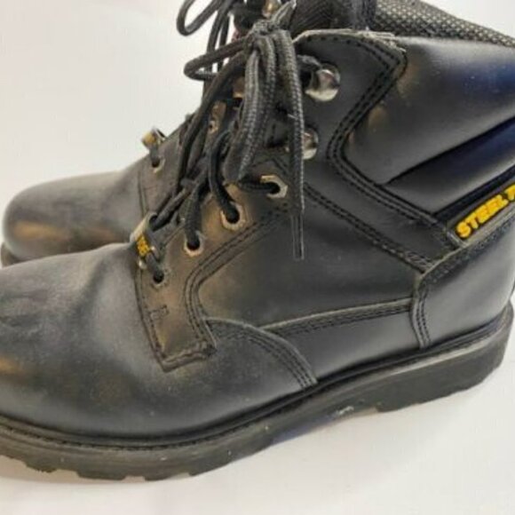 Brahma Boots Steel Toe 8.5 Wide EUC - Picture 1 of 5